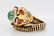 David Webb 2.00ct Emerald, Diamond 18K Tiger Ring - 8