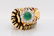 David Webb 2.00ct Emerald, Diamond 18K Tiger Ring - 9