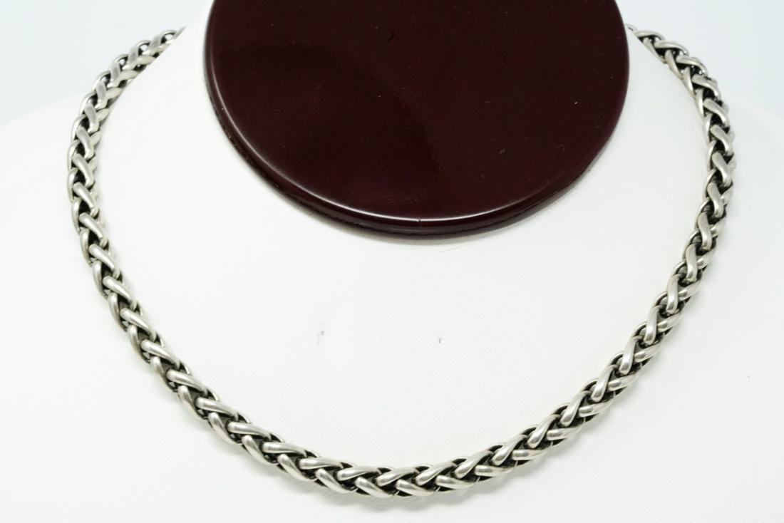 David Yurman Sterling Silver & 14K Necklace (1 of 4)