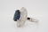 7.30ct Blue Sapphire, 2.35ctw Diamond Platinum Ring - 4
