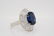 7.30ct Blue Sapphire, 2.35ctw Diamond Platinum Ring - 5