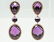 Roberto Coin 40.00ctw Amethyst, Diamond 18K Earrings