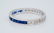 1.00ctw Blue Sapphire & Diamond 14K Reversible Band
