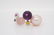 Chanel Camelia Pearl, Amethyst & Quartz 18K Ring