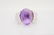Chanel 16mm Amethyst Cabochon 18K White Gold Ring