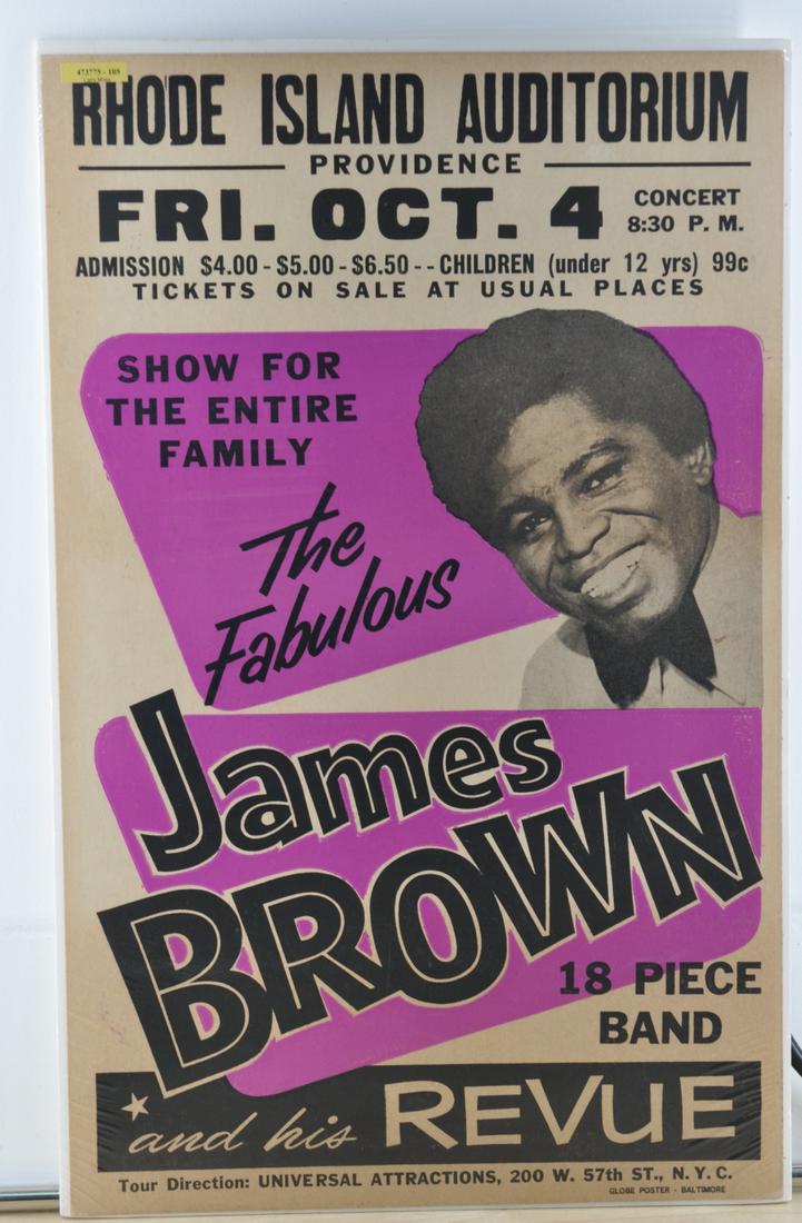 James Brown 1968 14" x 22" Concert Poster (1 of 2)