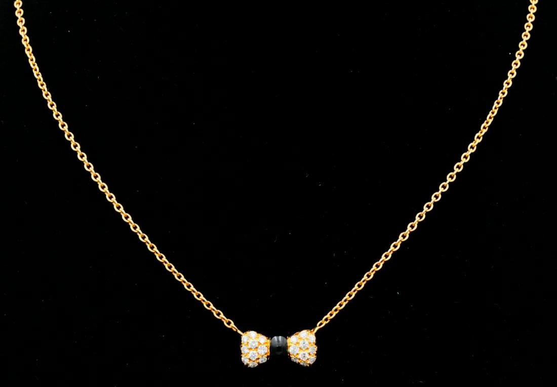 Van Cleef & Arpels 0.40ctw Diamond & 18K Necklace (1 of 5)