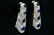 8.50ctw Blue Sapphire, 3.00ctw Diamond 18K Ear Clips - 3