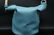 Hermes Blue Jean Clemence Leather Mangeoire Bag - 2