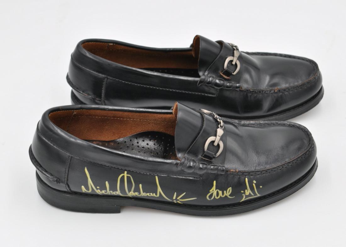 Michael Jackson's Signed Personally Owned Loafers (1 of 7)