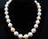 13mm-17mm White & Golden South Sea Pearl Necklace