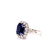 10.00ct Blue Sapphire, 2.00ctw Diamond 18K Ring - 3