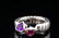 Bvlgari 1.00ctw Amethyst & Pink Tourmaline 18K Ring - 7