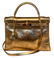 Hermes Custom Gold Leaf Vintage 32cm Kelly Bag