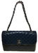 Chanel Marine Patent Leather Jumbo Classic Flap Bag - 12