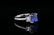 3.05ct Blue Sapphire, 0.55ctw Diamond Platinum Ring - 5