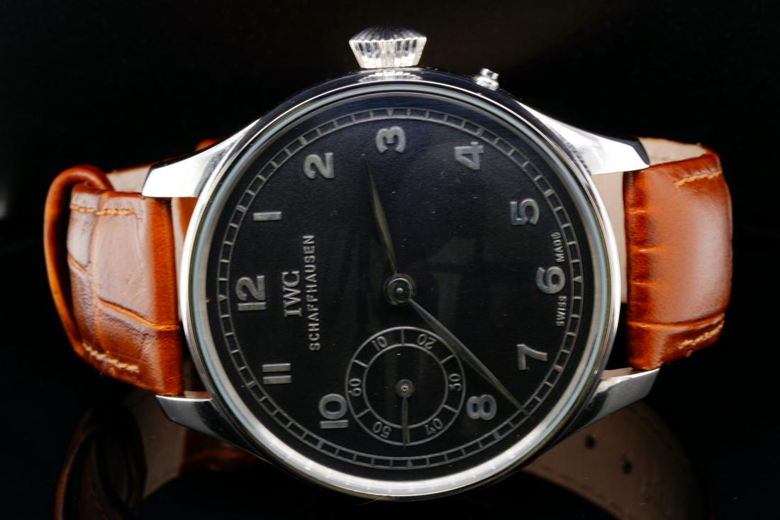 IWC Schaffhausen Pocketwatch Movement in 43mm Watch (1 of 6)