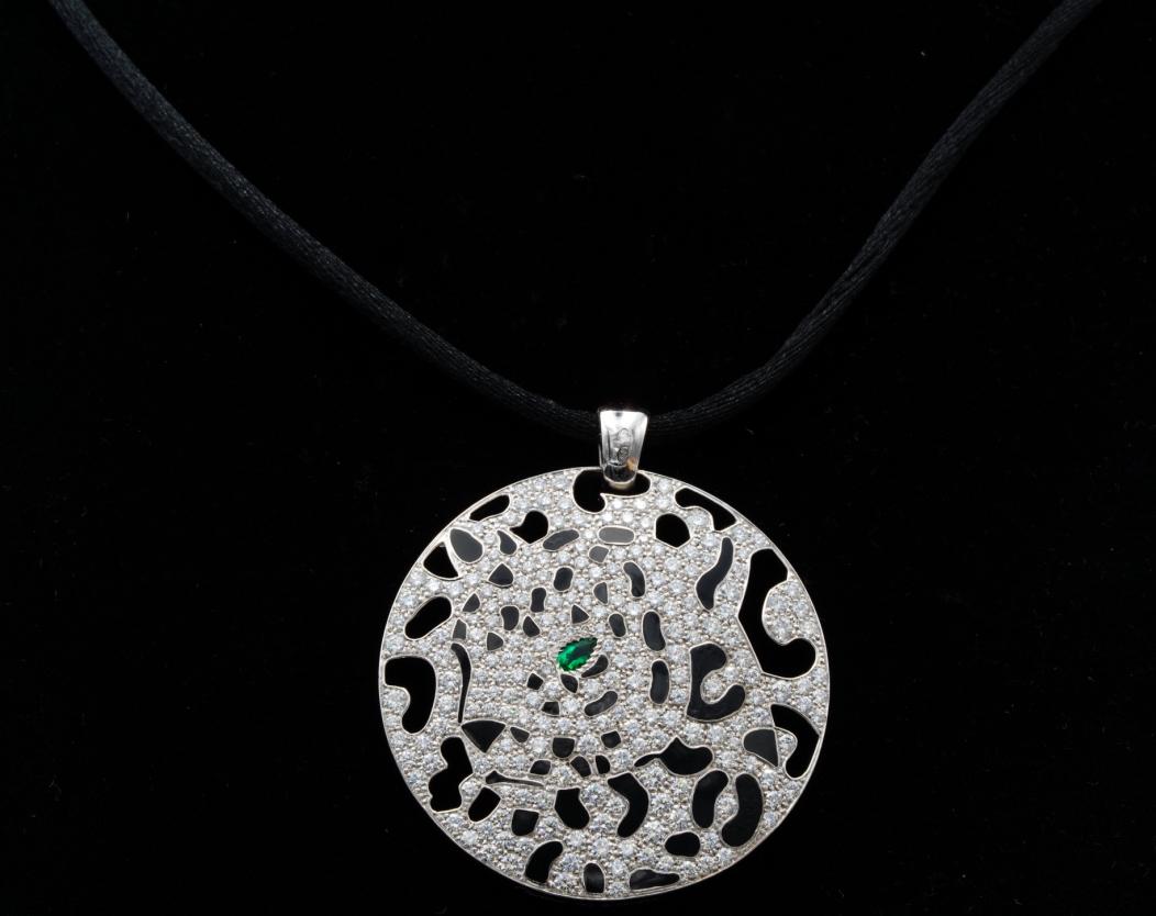 Cartier Panthere 2.70ctw Diamond, 18K Cord Necklace (1 of 7)