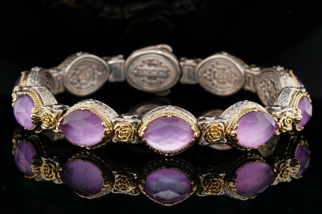 Konstantino Mother of Pearl & Sterling/18K Bracelet (1 of 4)