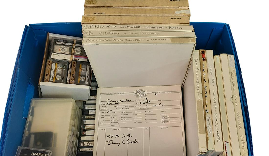 Woodstock Festival Master Tapes From Eric Blackstead (1 of 7)