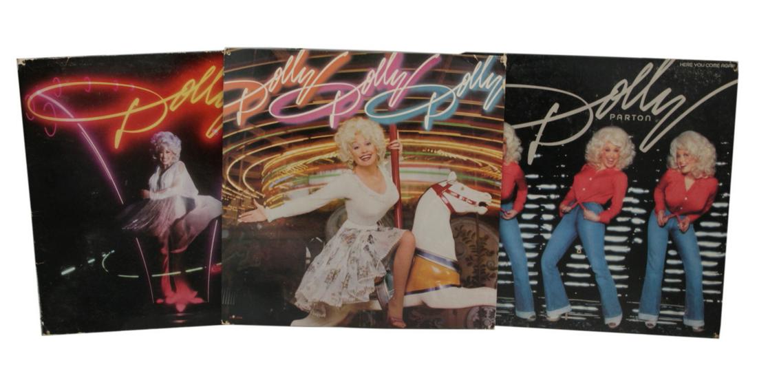 Dolly Parton Lot of (3) Vinyl Albums (1 of 6)