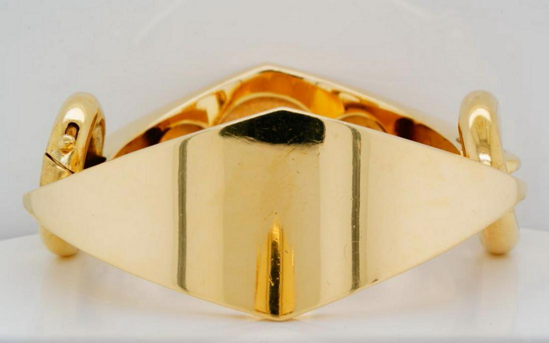Tiffany & Co. Italy Solid 18K Yellow Gold Vintage 1.25" (1 of 6)