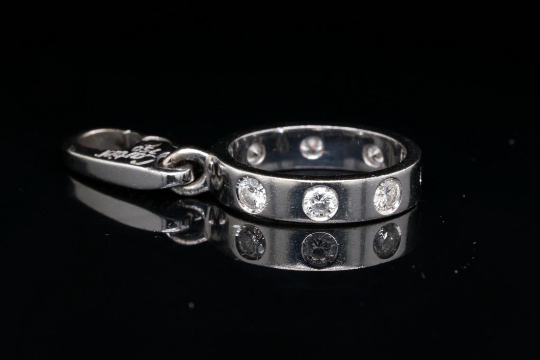 Cartier 0.35ctw VS1-VS2/F-G Diamond & 18K Love Charm (1 of 3)