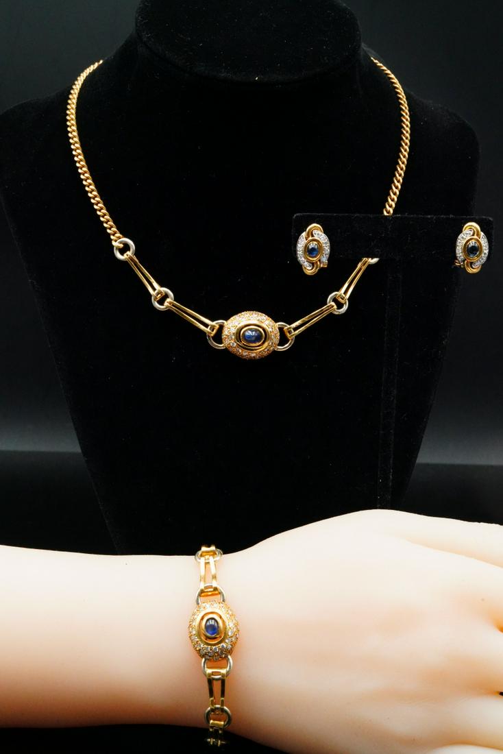 Gucci Galleria 3.30ctw Diamond & Blue Sapphire Suite (1 of 11)