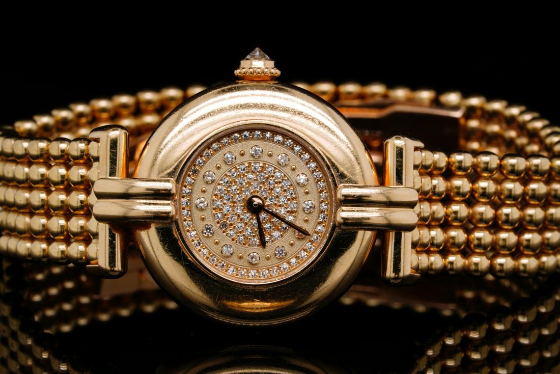 Cartier Colisee Diamond & 18K Yellow Gold Watch (1 of 6)