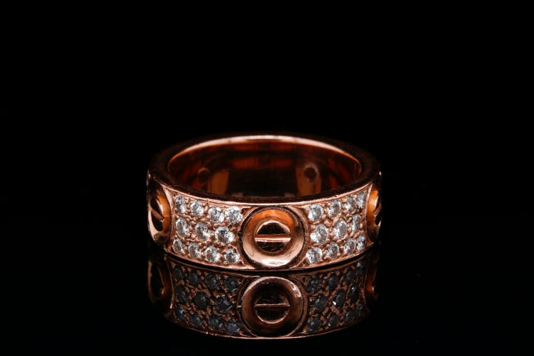 1.00ctw SI1-SI2/G-H Diamond 14K Rose Gold Band (1 of 3)
