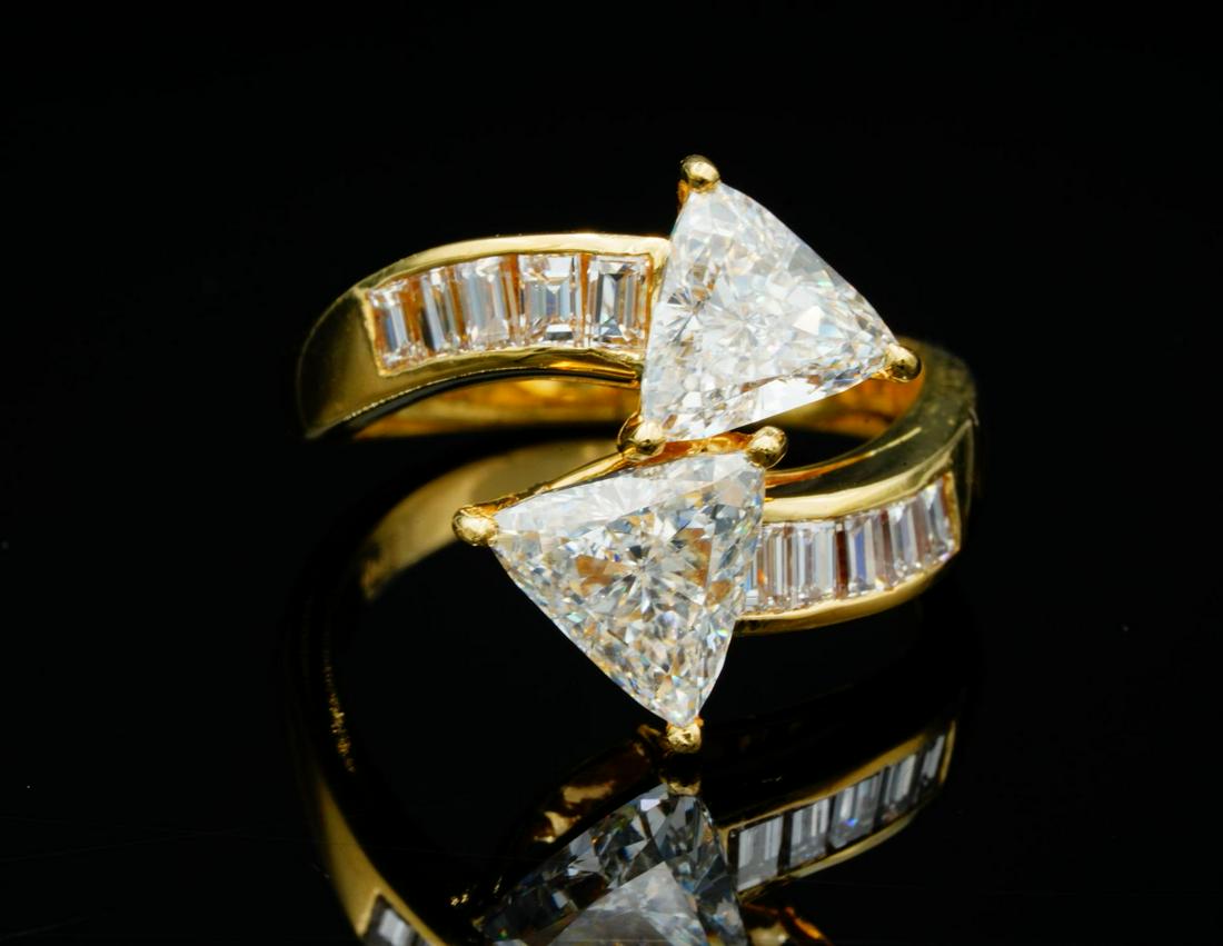 Graff 3.00ctw VVS2-VS1/F-G Diamond 18K Ring (1 of 7)