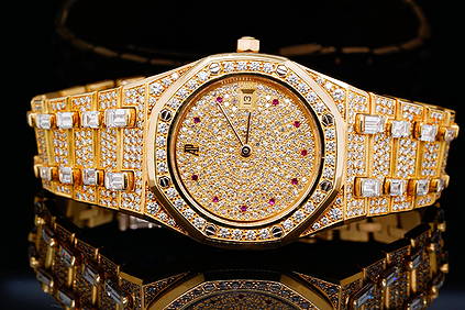 Audemars Piguet Royal Oak 17.50ctw Diamond 18K Watch (1 of 9)