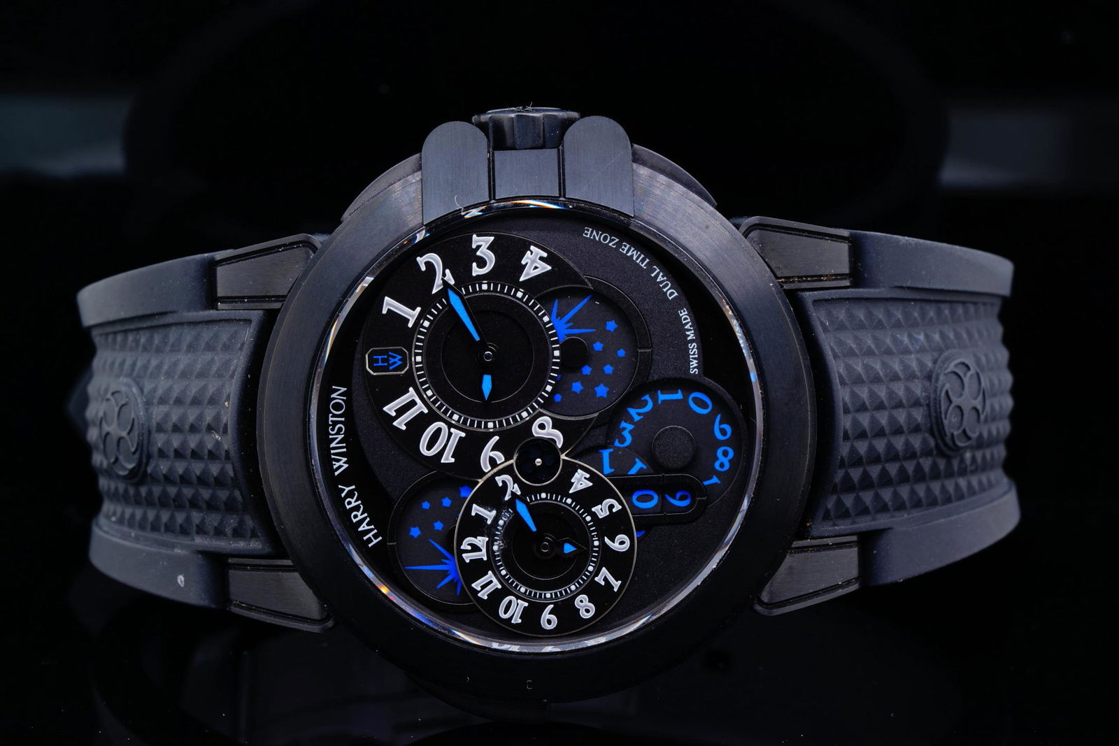 Harry Winston Ocean Dual Time 44mm Automatic Watch (1 of 6)