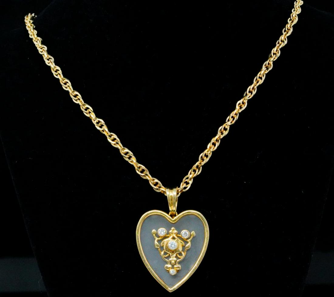 Ilias Lalaounis Diamond, Rock Crystal 18K Necklace (1 of 7)