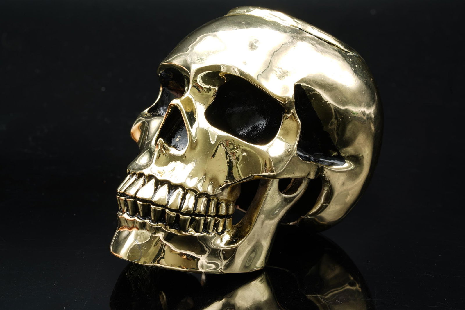 King Baby Brass Alloy "Skull" Candle Holder (1 of 5)
