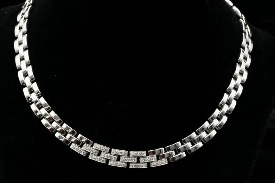 Cartier Maillon Panthere 1.40ctw Diamond 18K Necklace (1 of 7)