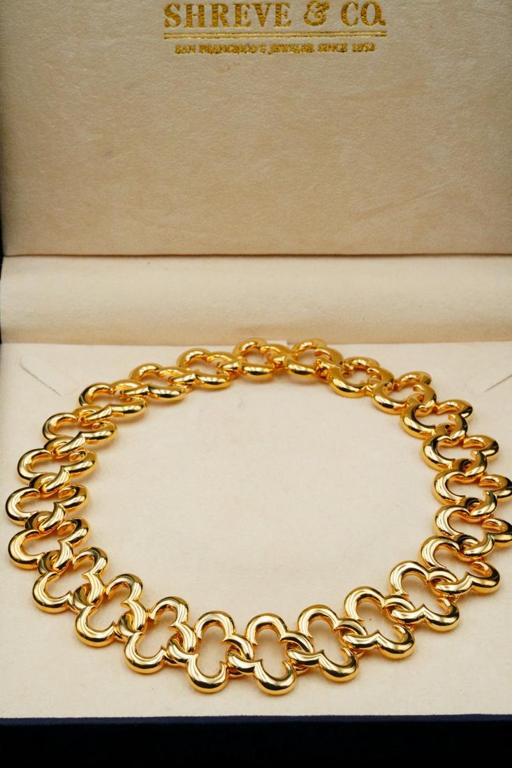 Van Cleef & Arpels 1998 18K Alhambra Link Necklace (1 of 8)