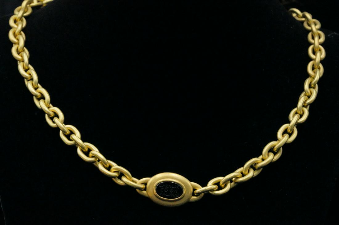 Kieselstein-Cord 18K Yellow Gold Intaglio Necklace (1 of 5)