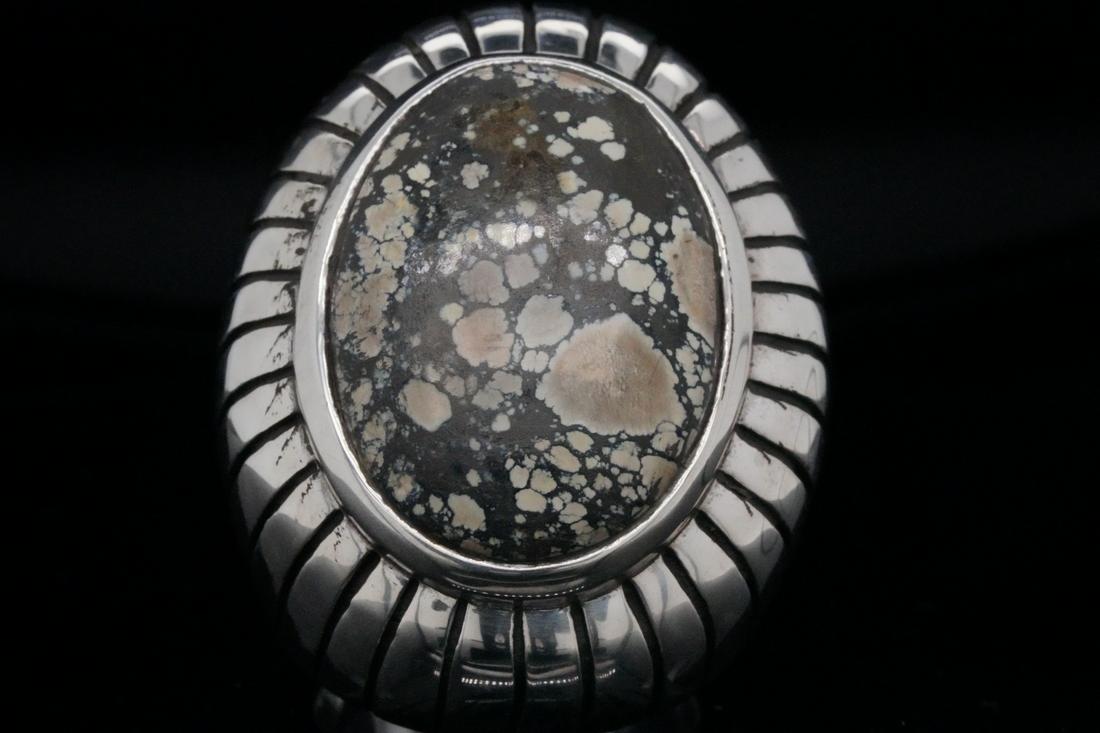 King Baby 23.4mm Turquoise & Sterling Silver Ring (1 of 5)