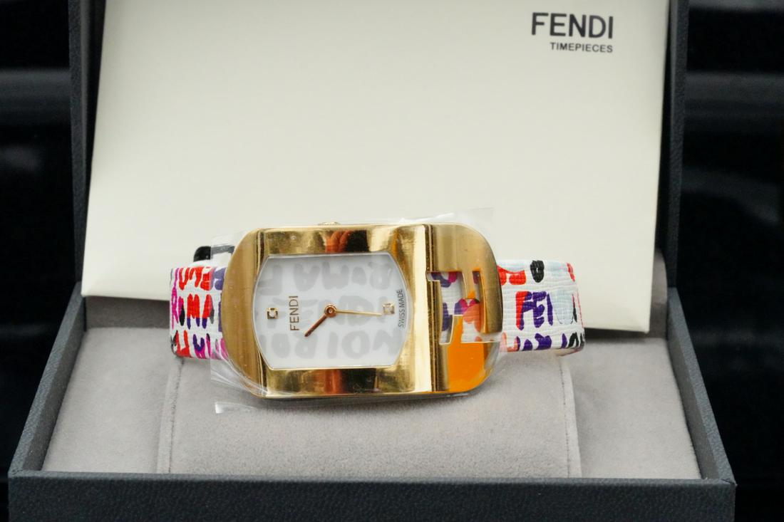Fendi Chameleon Gold Tone Stainless Steel Watch (1 of 5)