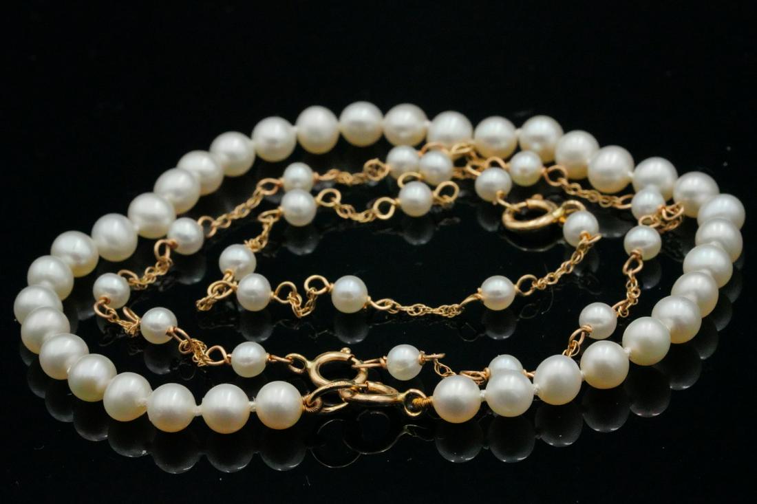 3mm-5.5mm Freshwater Pearl Bracelets (3pc) (1 of 3)