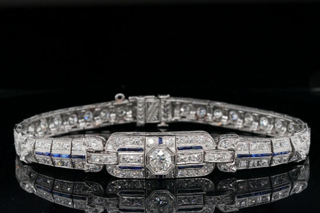 2.75ctw VS2-SI1/G-H Diamond and Platinum Bracelet (1 of 8)