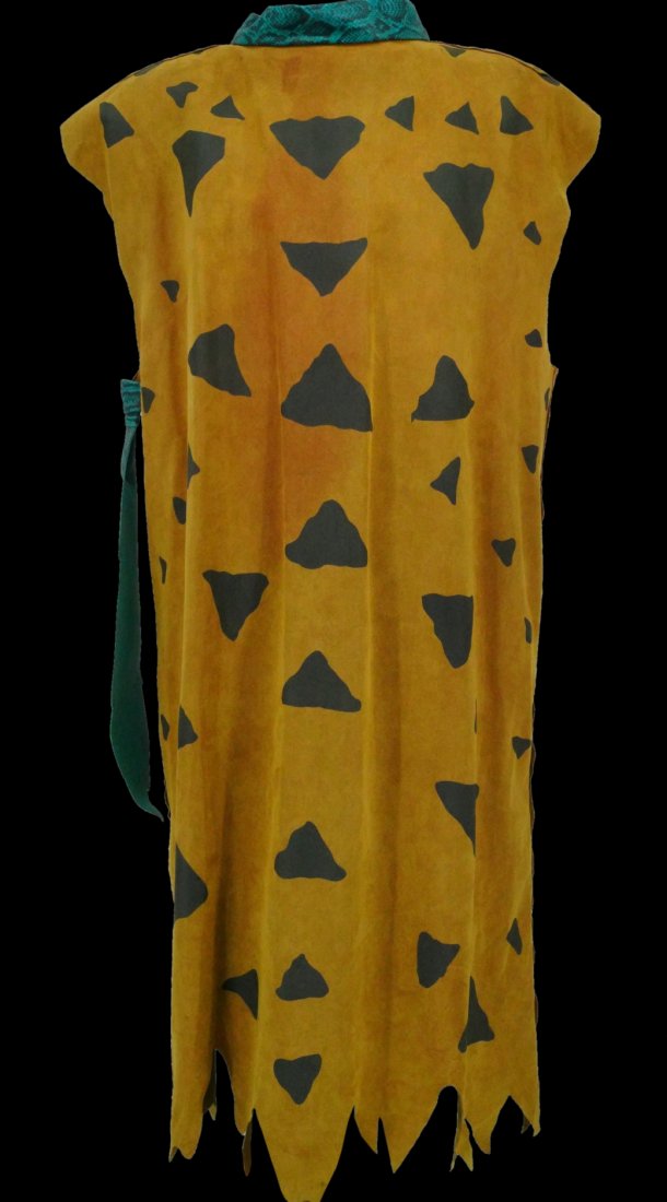 John Goodman's "The Flintstones" Principal Costume: John Goodman's "The Flintstones" Principal Fred Flintstone Costume W/LOA - This handmade costume was worn by John Goodman as he portrayed "Fred Flintstone" during the filming of the 1994 family comedy