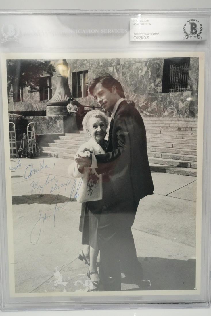 John Travolta Autographed Photo in Beckett Capsule (1 of 3)