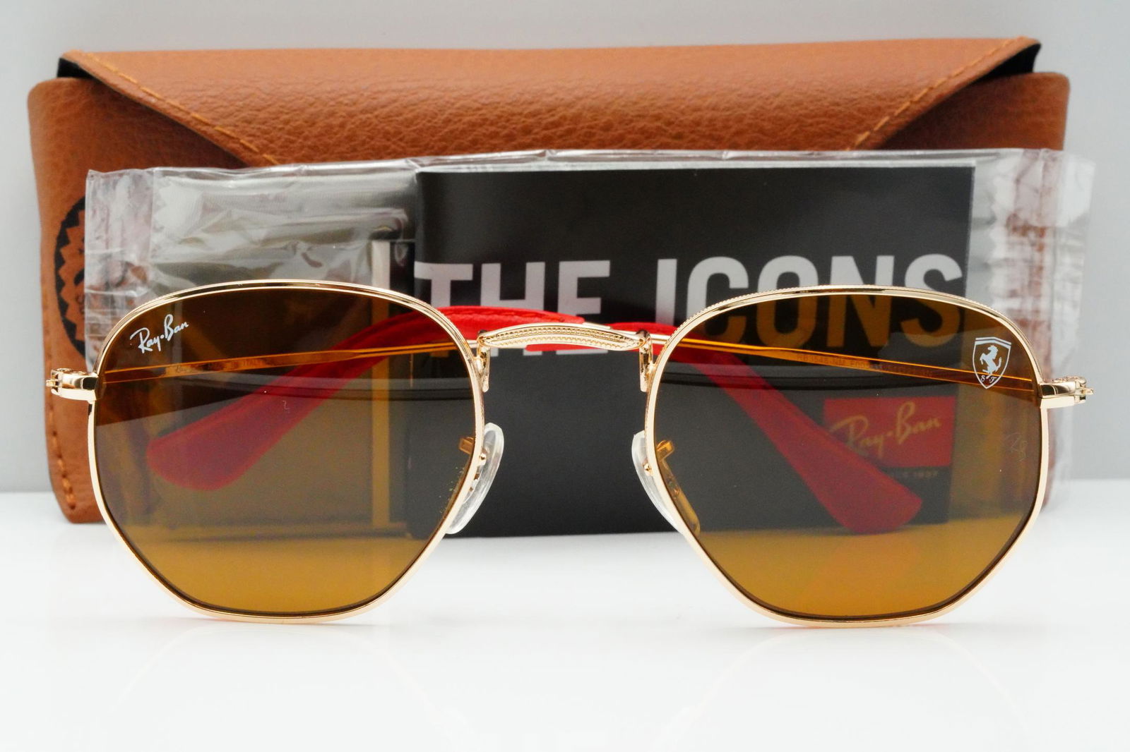 Ray-Ban Scuderia Ferrari Hexagonal Sunglasses (1 of 4)