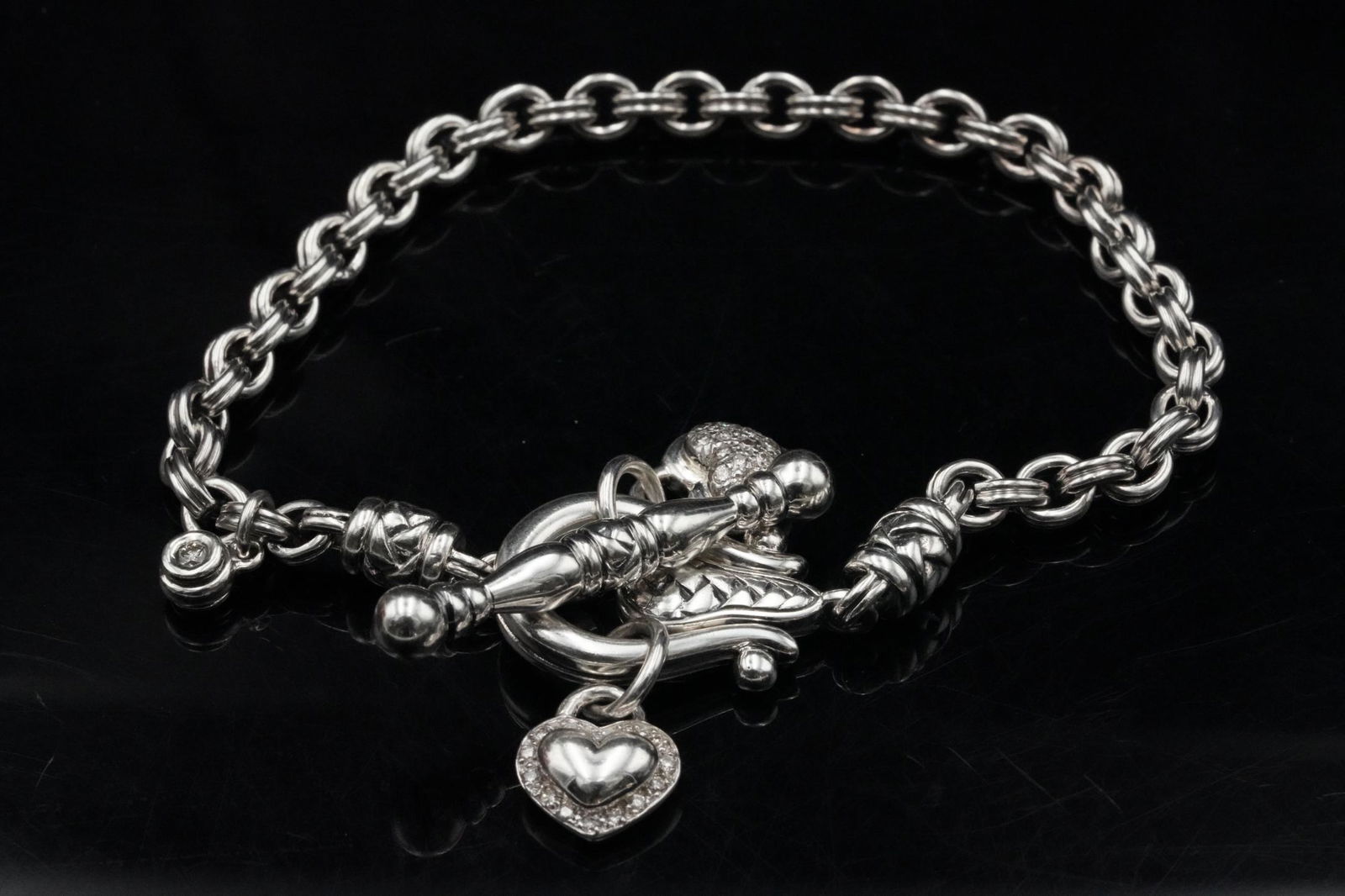 Scott Kay 0.35ctw Diamond Sterling Silver Bracelet (1 of 3)