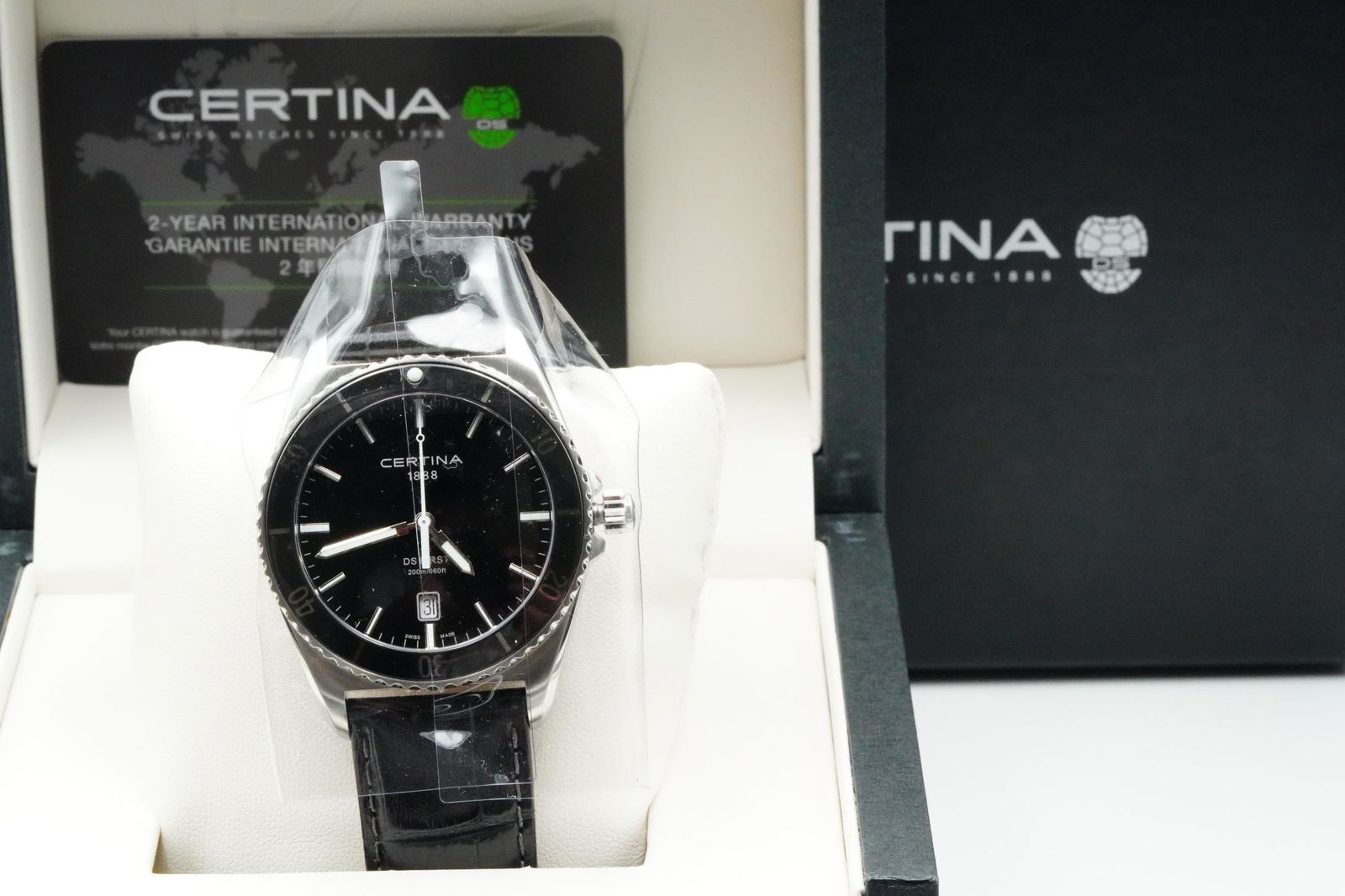 Certina DS First 41mm SS & Black Leather Watch (1 of 5)