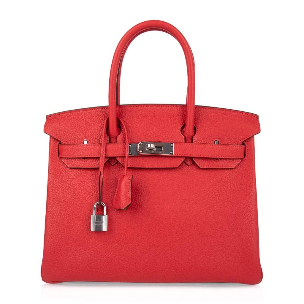 Hermes Rouge Tomate & Natural Sable Verso Birkin 30 (1 of 12)