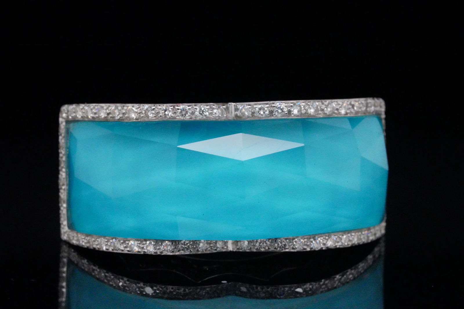 Stephen Webster Diamond, 18K, Turquoise & Quartz Ring (1 of 7)