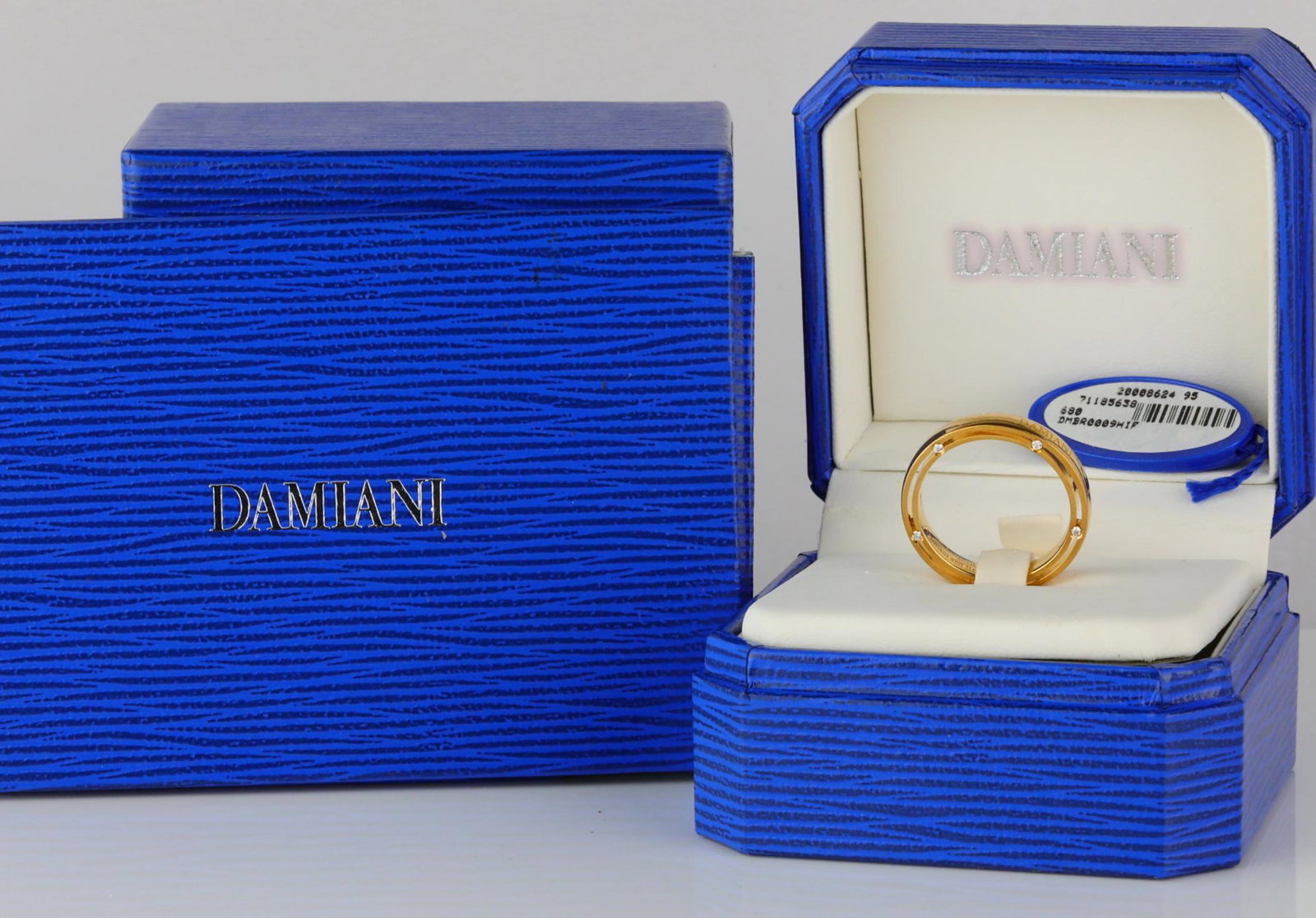 Damiani 18K Yellow Gold 10-Diamond Unity Band (1 of 4)